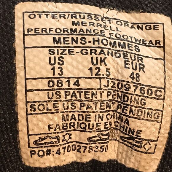 Merrell Reflex II Waterproof Hiking Boots Men's 13 Brown Mid Lace Up Trail Shoes - Picture 9 of 13